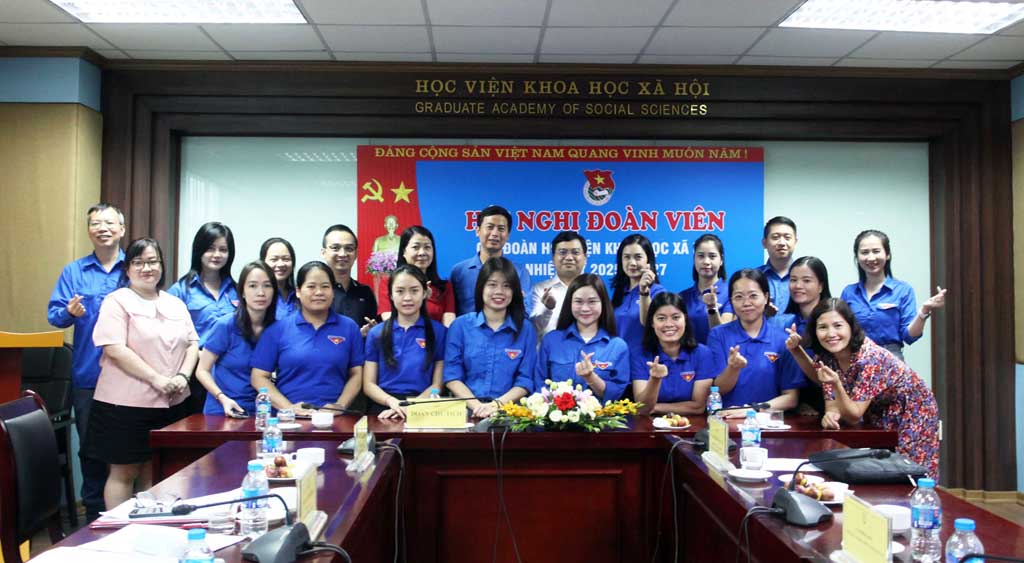 Hội nghị đoàn viên Chi đoàn Học viện Khoa học xã hội nhiệm kỳ 2025 - 2027.